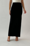 Black long pencil skirt 