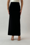 Black long pencil skirt 