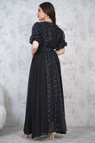 Black long sleeve dress