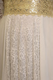 Chiffon lace long dress 