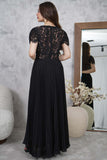 Pleated chiffon long dress 