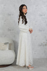 Elegant maxi dress with long sleeves 