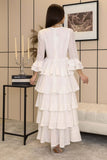 Elegant layered maxi dress 