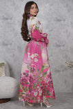 Floral print maxi dress 