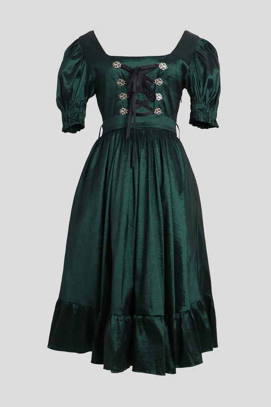 Victorian dress with front tie 