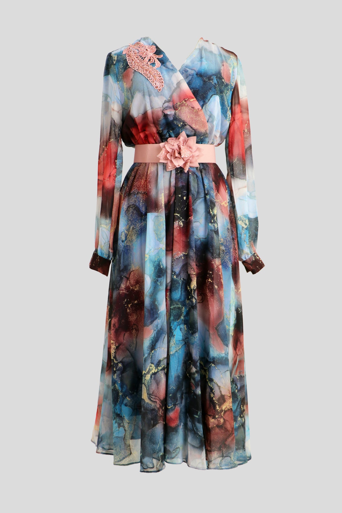 Chiffon maxi dress