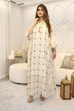 Maxi jalabiya embroidered with sequins 