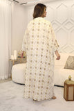 Maxi jalabiya embroidered with sequins 