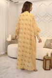 Maxi jalabiya embroidered with sequins 