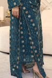 A long, wide galabiya embroidered with sequins 