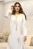 Embroidered kaftan style galabiya