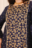 Maxi galabiya with embroidered details on the front 
