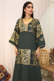 Maxi galabiya with golden embroidery 