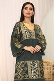 Maxi galabiya with golden embroidery 