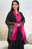 Maxi robe with long, wide sleeves 