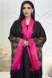 Maxi robe with long, wide sleeves 