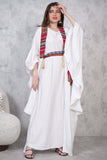 Traditional two-piece maxi galabiya 