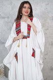 Traditional two-piece maxi galabiya 