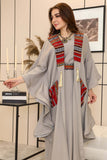 Traditional two-piece maxi galabiya 