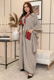 Traditional two-piece maxi galabiya 