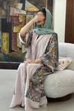 Wide floral abaya 