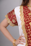 Jalabiya embroidered with gold details 