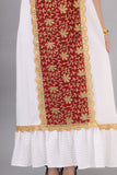 Jalabiya embroidered with gold details 