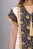 Jalabiya embroidered with gold details 