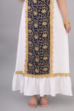 Jalabiya embroidered with gold details 