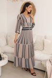 Stretch pleated maxi dress 