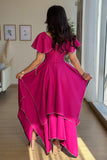 Tiered Maxi Dress with Side Ties 