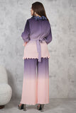 Wave blouse and trousers set 