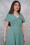 Tiffany Side Tie Midi Dress 