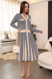Button pleated dress 