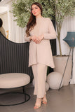 Three-piece winter set, beige