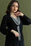 Long sleeve blouse with tie