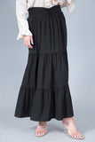 Plain pleated skirt