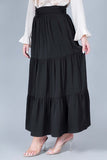 Plain pleated skirt