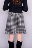 Short pleated skirt