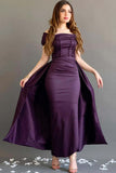 Lilac taffeta dress