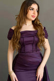 Lilac taffeta dress