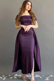 Lilac taffeta dress