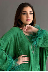 Two-piece wrap dress