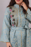 Tiffany embroidered jacquard robe