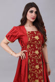 Shantoun jalabiya with oriental design, embroidered in gold 