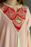 Soft jalabiya with embroidery