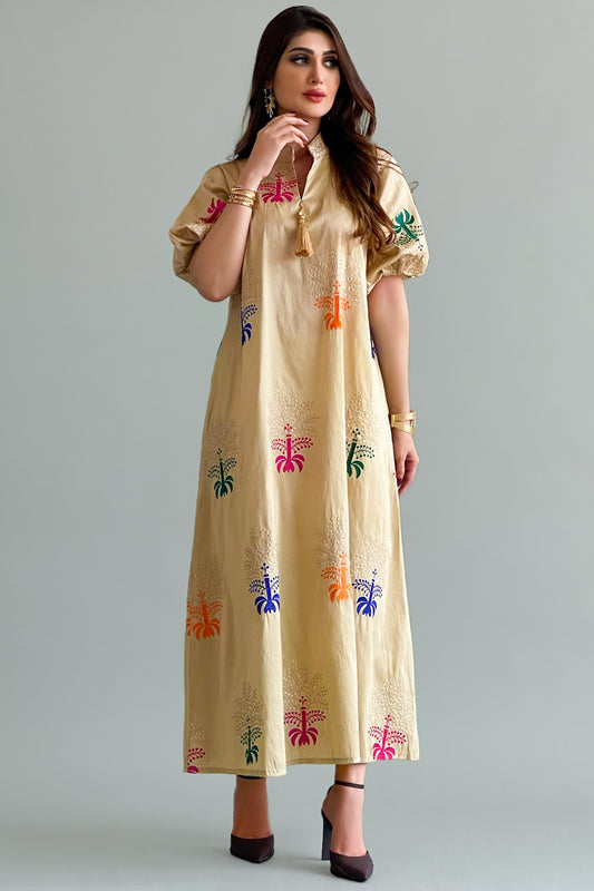 Embroidered Shantoon robe