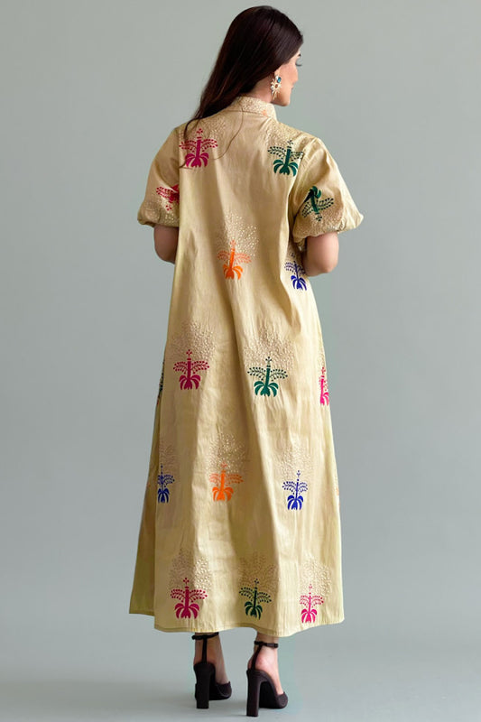 Embroidered Shantoon robe