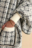 Fine knitted wool jacket