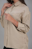 Beige button-up shirt 